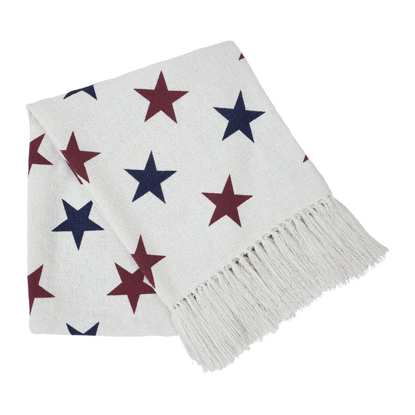 White Star Woven Throw