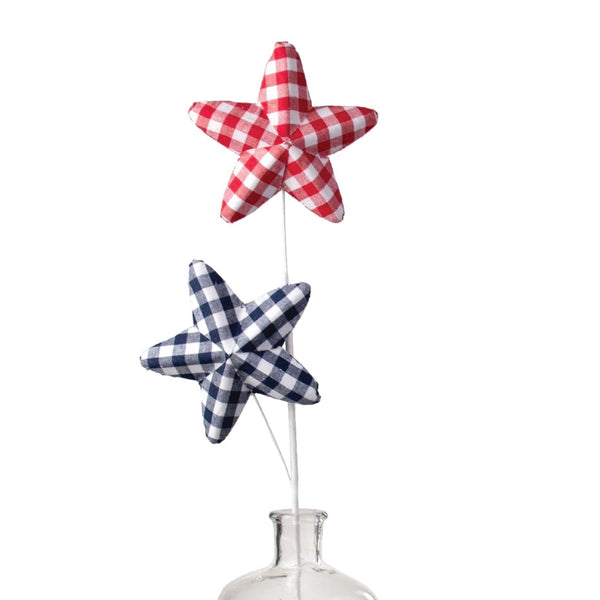 Gingham Star Spray
