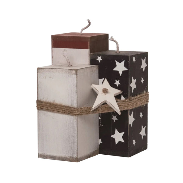Patriotic Firecracker Wood Block