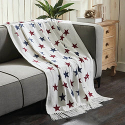 White Star Woven Throw