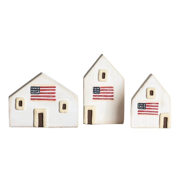 Patriotic Wood Houses