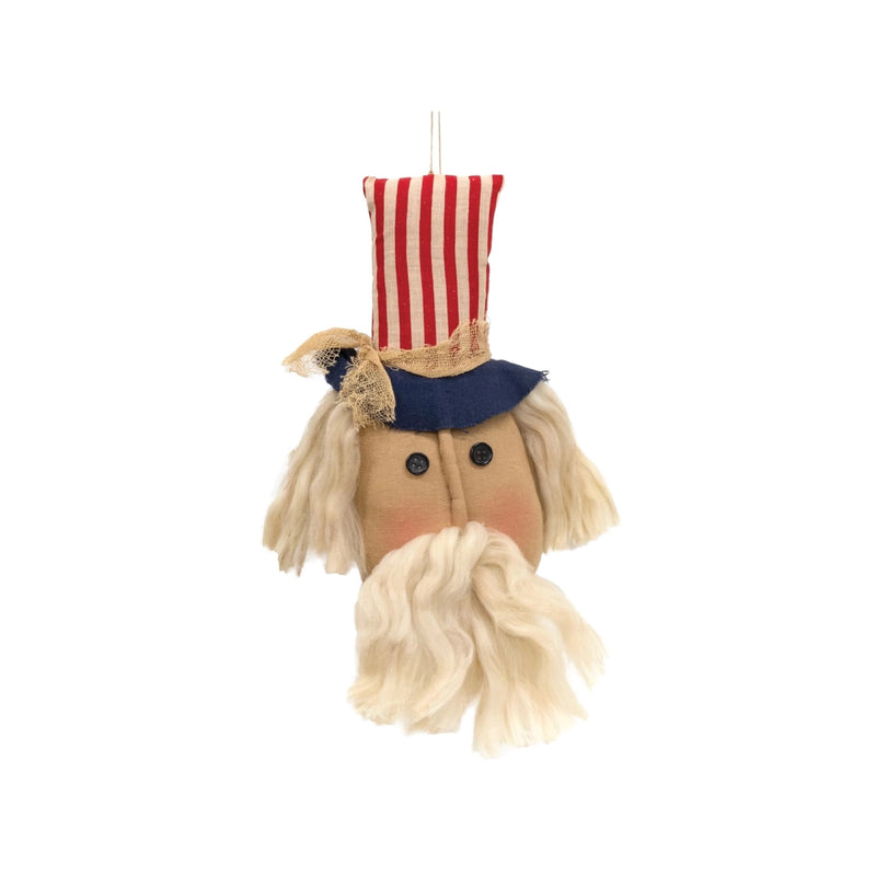 Uncle Sam Head Ornament