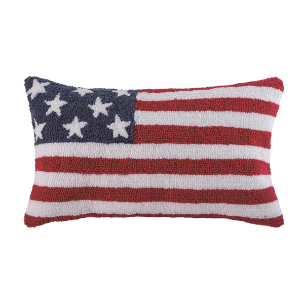 Patriotic Rectangle Flag Pillow