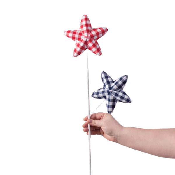 Gingham Star Spray