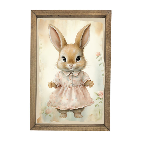 Cute Bunny 7 <br>Framed Art