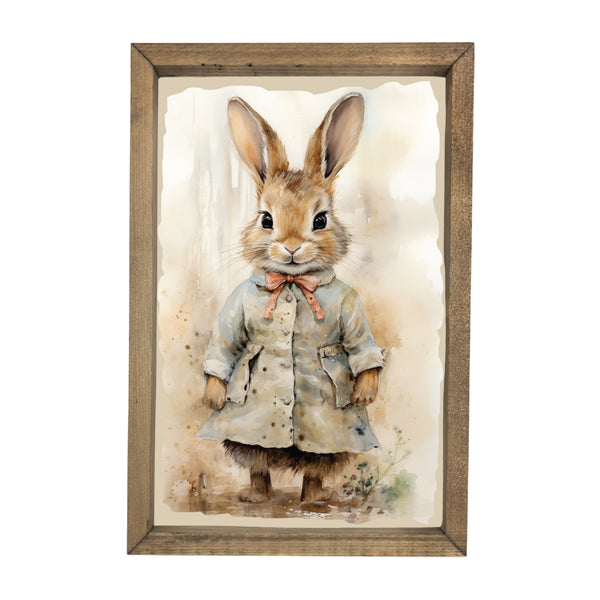 Cute Bunny 10 <br>Framed Art