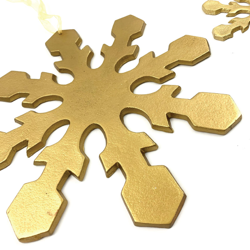 Gold Snowflake Ornament