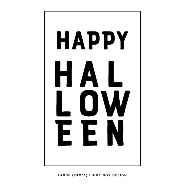 Happy Halloween <br>Light Box