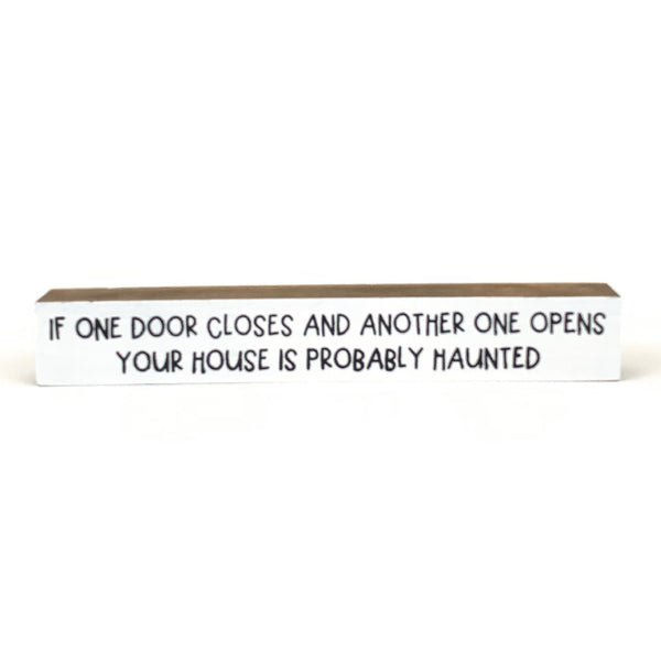 *CLOSEOUT* If One Door Closes <br>Shelf Saying