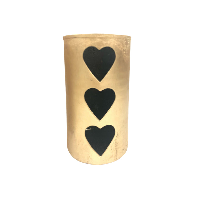 Heart Candle Canisters