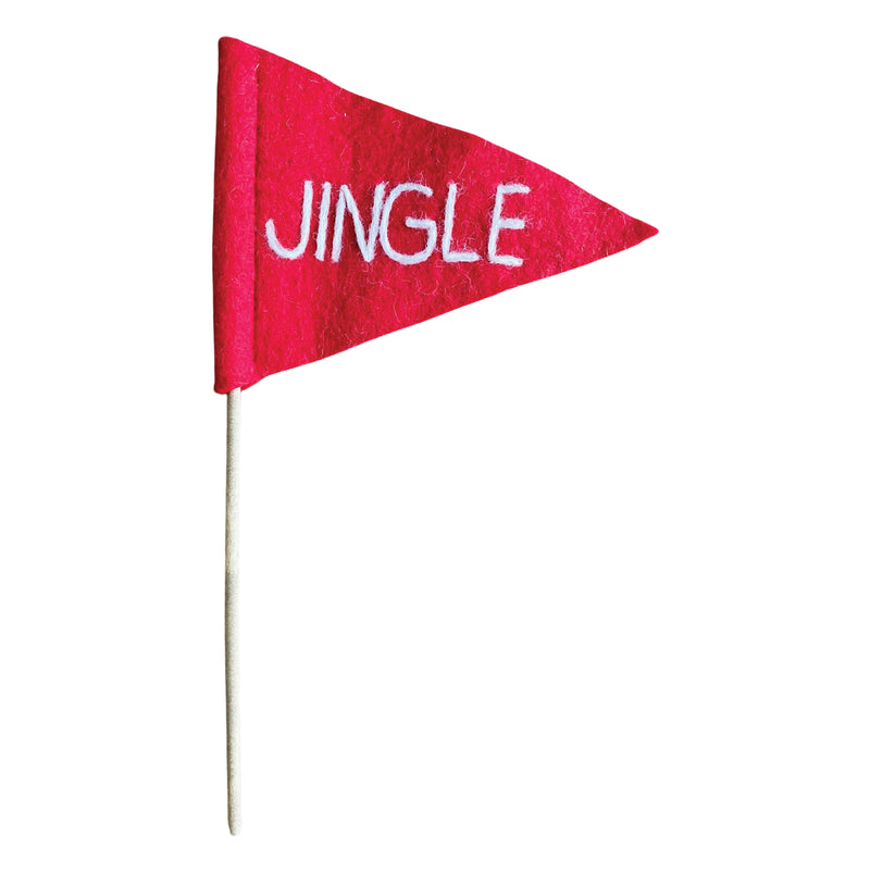 Jingle Felt Flag