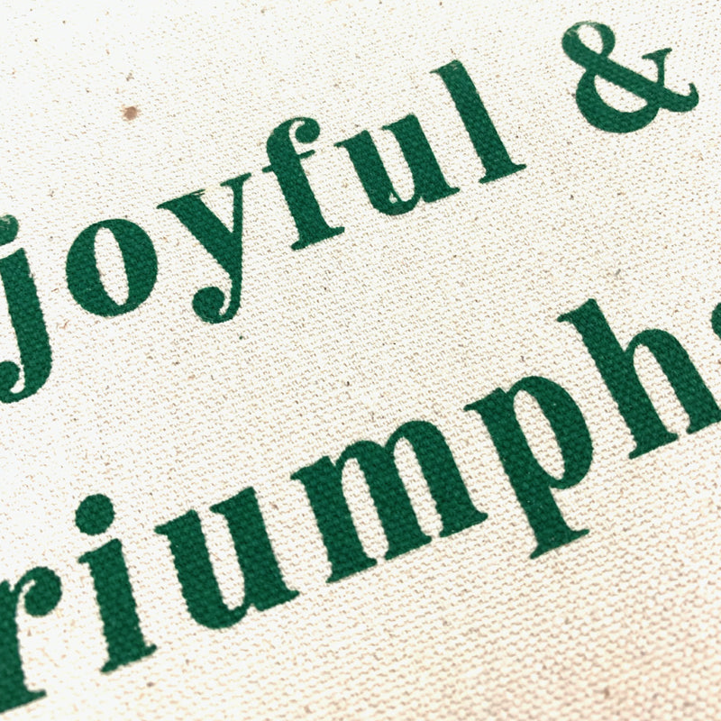 *SALE!* Joyful and Triumphant Type <br>Pennant