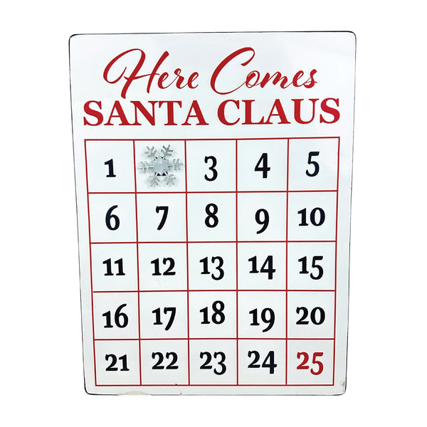 Here Comes Santa Metal Advent
