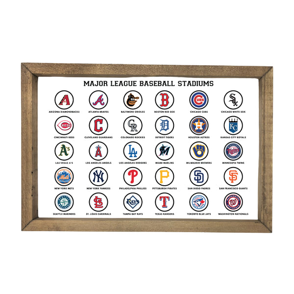 MLB Round Icon Pinboard