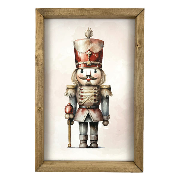 Watercolor Nutcracker <br>Framed Print