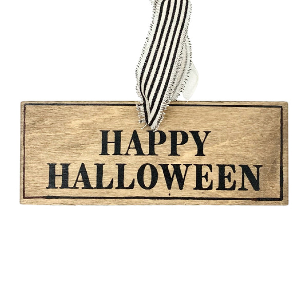 *SALE!* Happy Halloween Sign Ornament