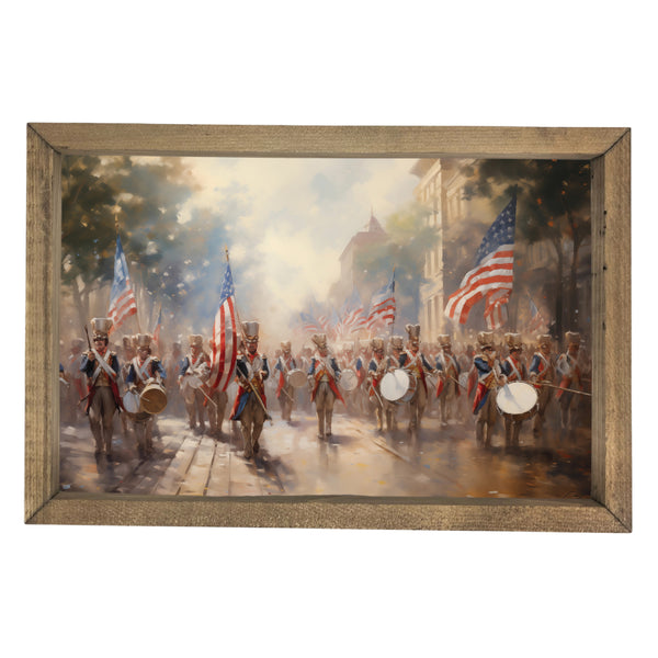 Patriotic Parade <br>Framed Art