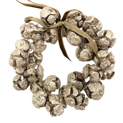 Gold Pinecone Wreath