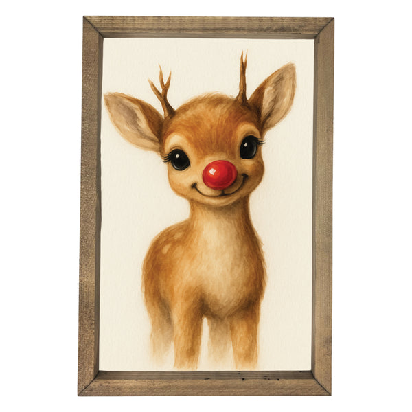 Rudolph <br>Framed Art