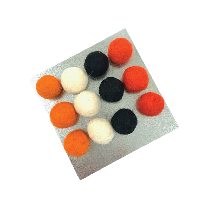 Halloween Felt Ball Magnets