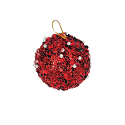 Red Sequin Ornament