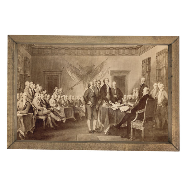 Signing the Declaration <br>Framed Art