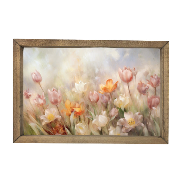 Tulip Field <br>Framed Art