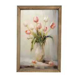 Tulips in Vase <br>Framed Art