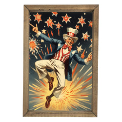Uncle Sam Heel Click <br>Framed Art