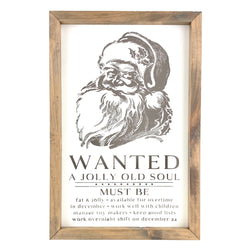 *SALE!* Vintage Jolly Old Soul <br>Framed Print