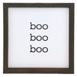Boo Block <br>Framed Saying