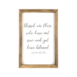 Blessed Are Those <br>Framed Saying