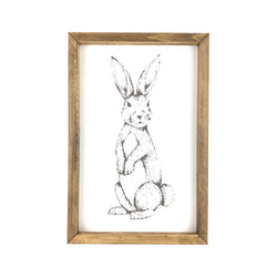 Tall Bunny <br>Framed Art