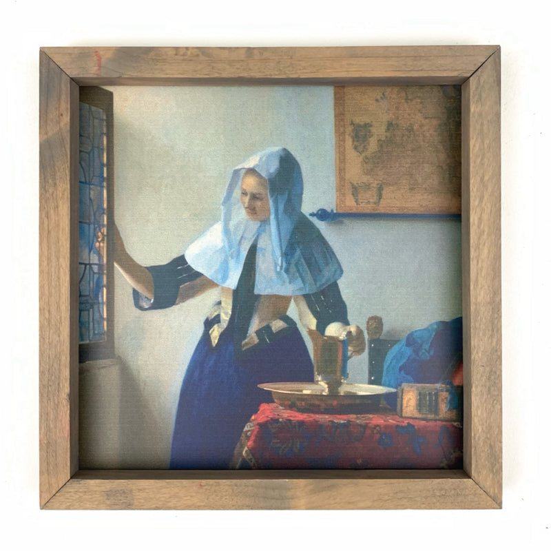 Woman with a Water Jug <br>Framed Art