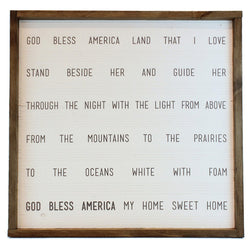 God Bless America Framed Print