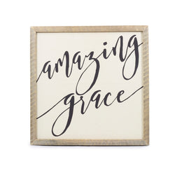 Amazing Grace <br>Framed Saying