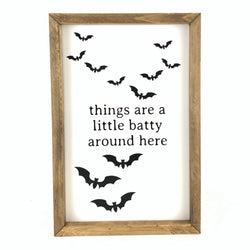 Things Are A Little Batty <br>Framed Art