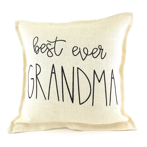 Best Ever Grandma Pillow