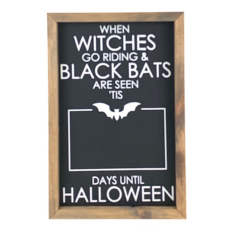 Black Bats Farmhouse <br>Magnetic Countdown