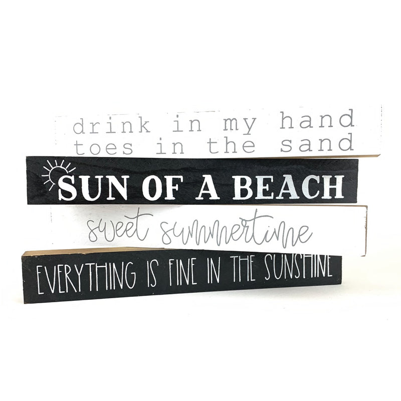 Sun of a Beach <br>Shelf Saying