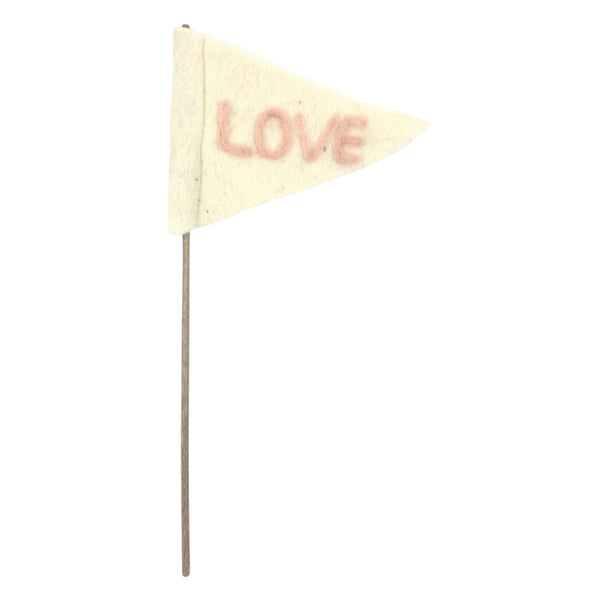 Love Felt Flag