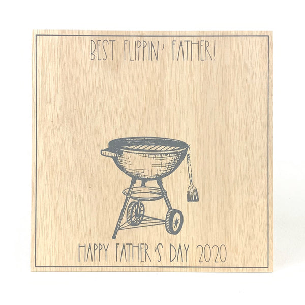 Best Flippin' Father <br>Father's Day Handprint Keepsake