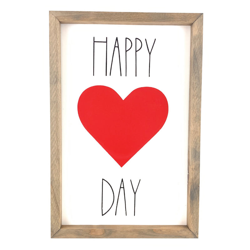Happy Heart Day <br>Framed Saying