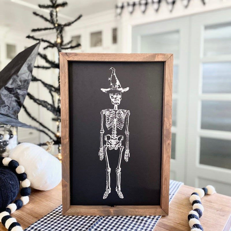 Skeleton Witch <br>Framed Art