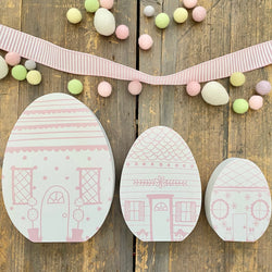 Wooden Egg Houses <br>Set Two