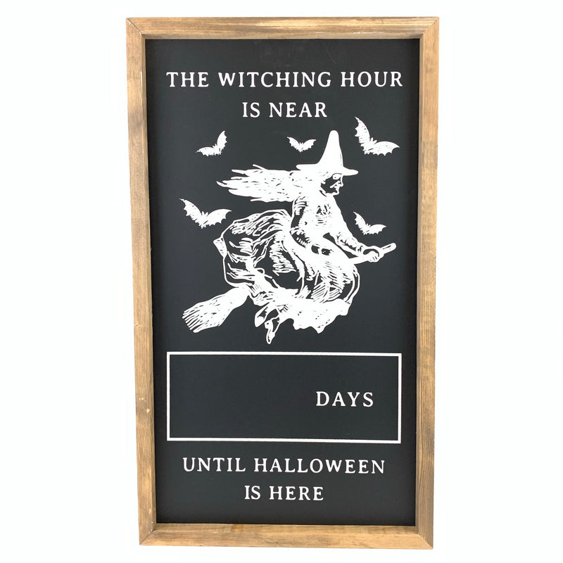 The Witching Hour Is Near <br>Magnetic Halloween Countdown