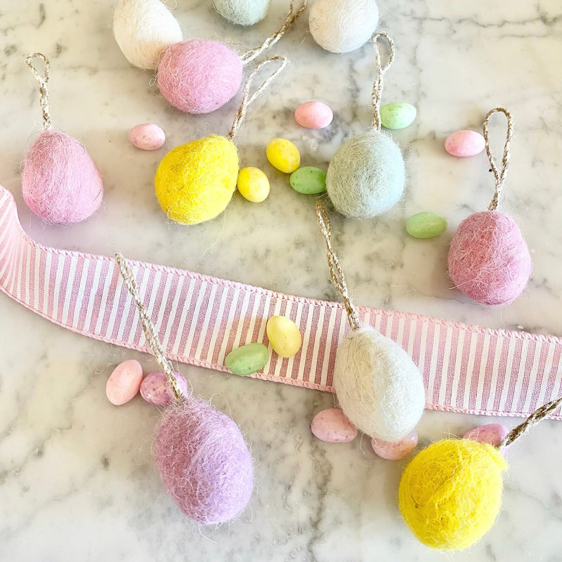 Felt Egg Ornaments