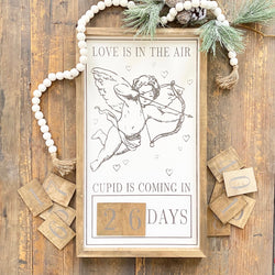 Cupid is Coming <br>Magnetic Valentines Countdown