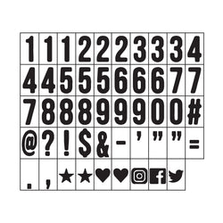 Marquee Numbers & Symbols