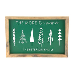 The More The Merrier <br>Personalized Framed Print